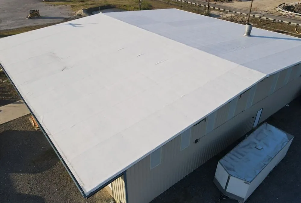 Cool Roof Savings on Sherman Oaks Warehouse — After a storm in Sherman Oaks